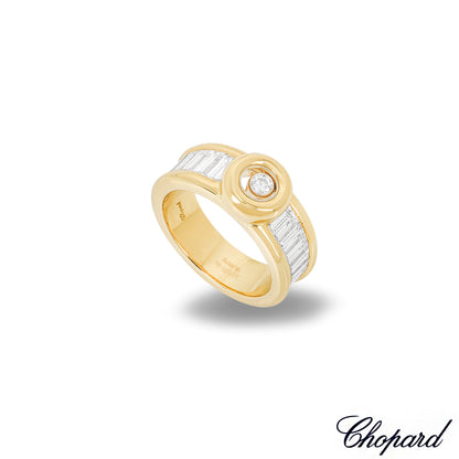 Chopard Yellow Gold Happy Diamonds Ring 82/2211-0107