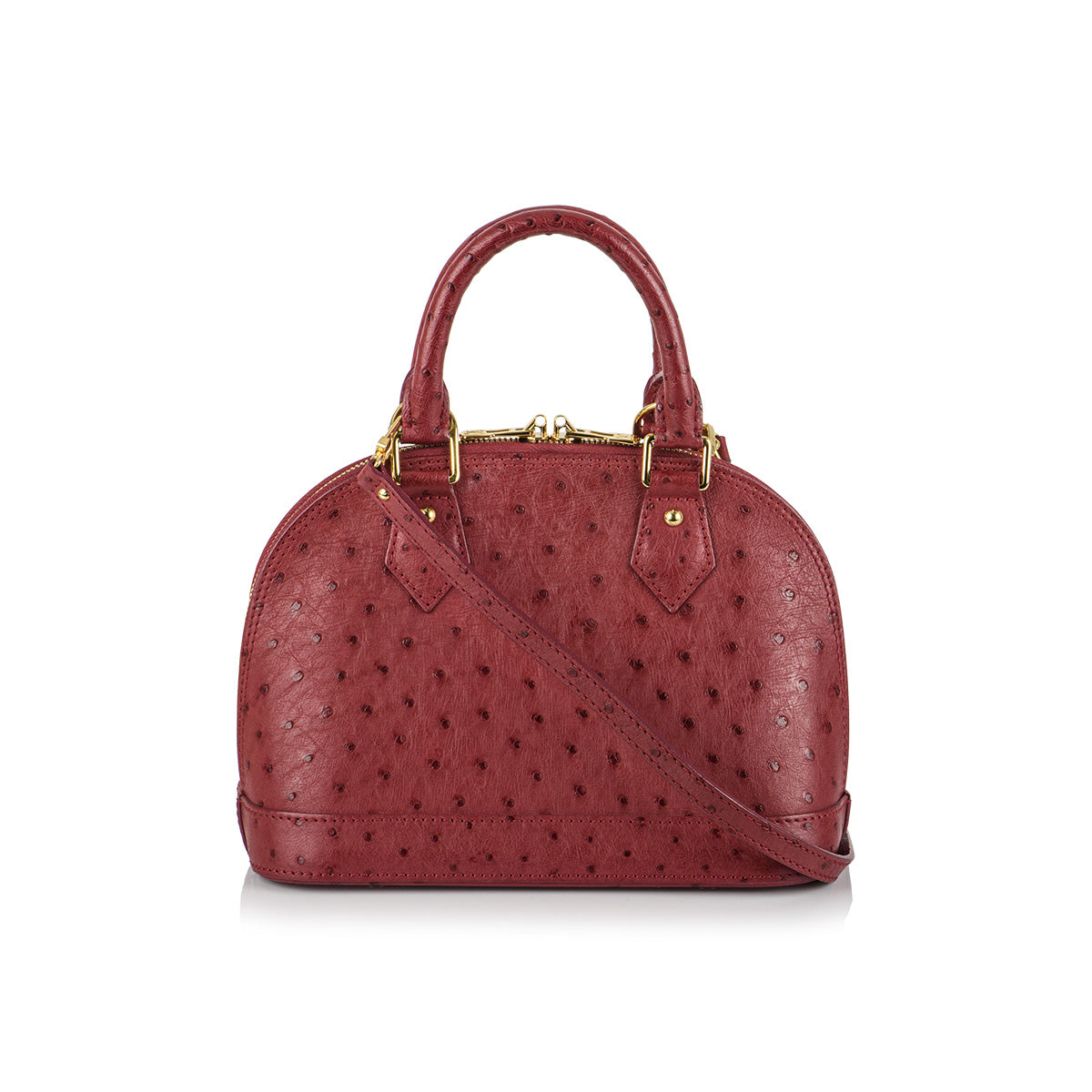 Louis Vuitton Fuchsia Ostrich Alma Bb Bag