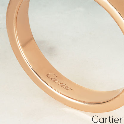 Cartier Rose Gold C De Cartier Diamond Wedding Ring Size 50 B4086400