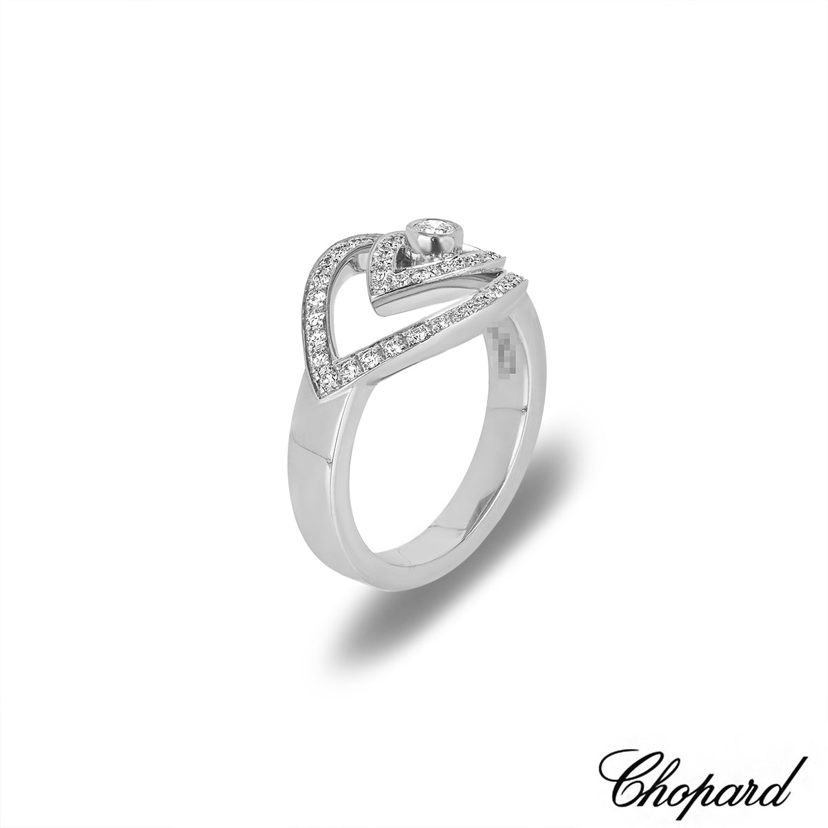 Chopard White Gold Happy Spirit Diamond Ring 82/5655-1109