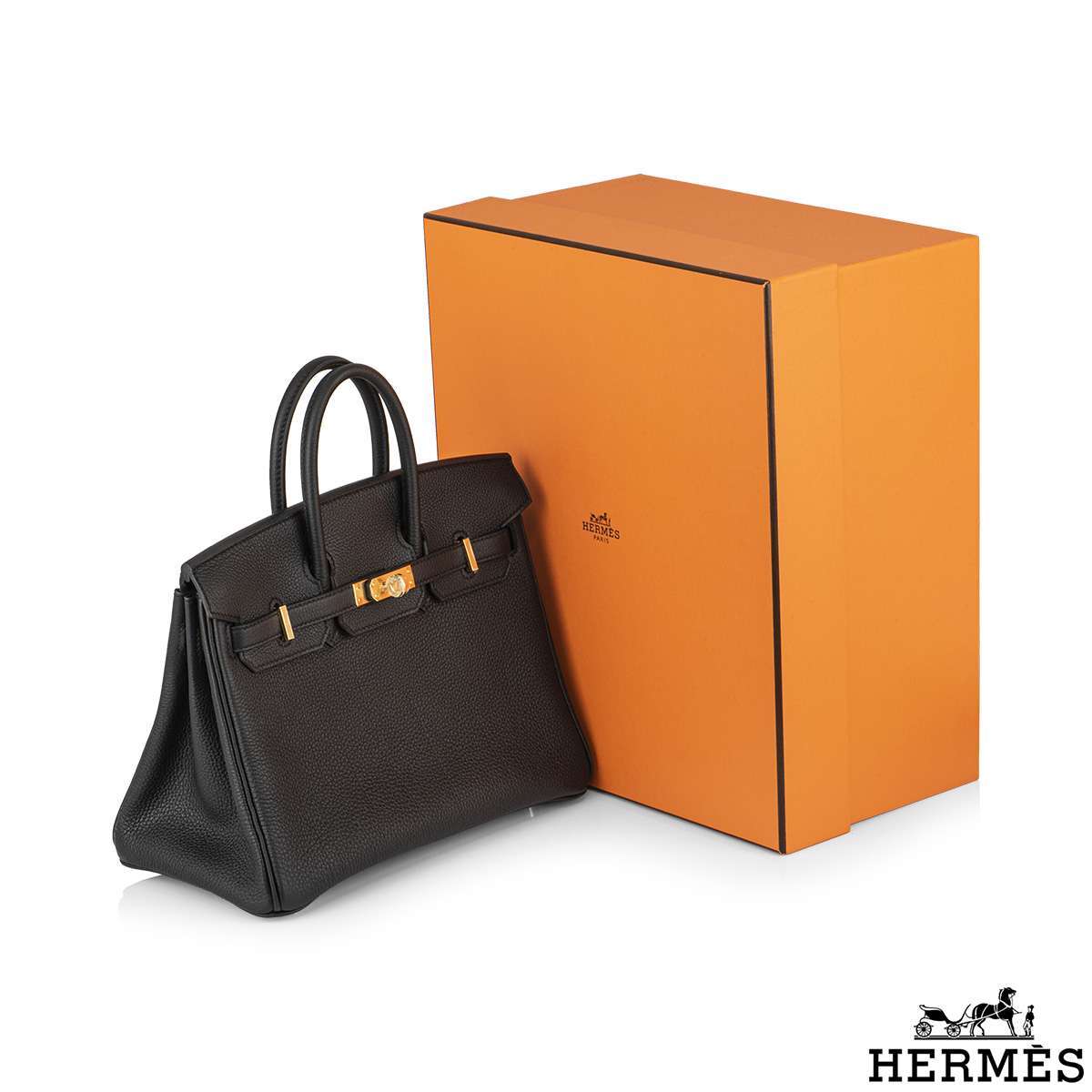 Hermès Birkin 30CM Noir Veau Togo Ghw