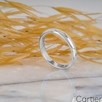 Cartier Platinum 1895 Wedding Ring B4036700