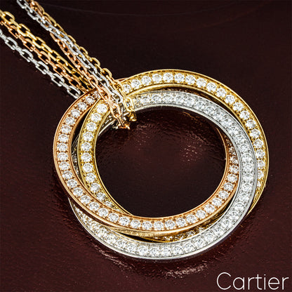 Cartier Tri-Colour Diamond Trinity De Cartier Necklace N3027000