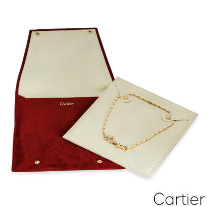 Cartier Yellow Gold Diamond Panthère De Cartier Necklace N7059200