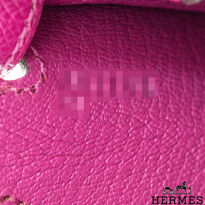 Hermés Kelly Sellier 25CM Rose Pourpre Epsom Phw