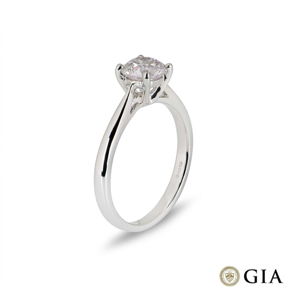 White Gold Light Pink Diamond Ring 1.09CT