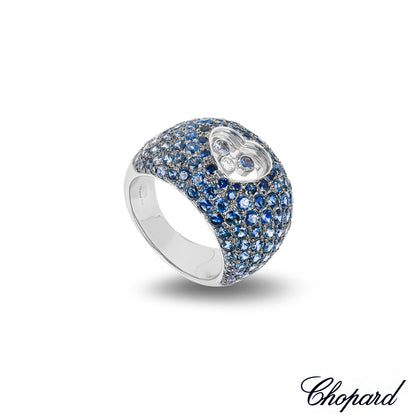 Chopard White Gold Sapphire & Diamond Ring 82/7059-1110