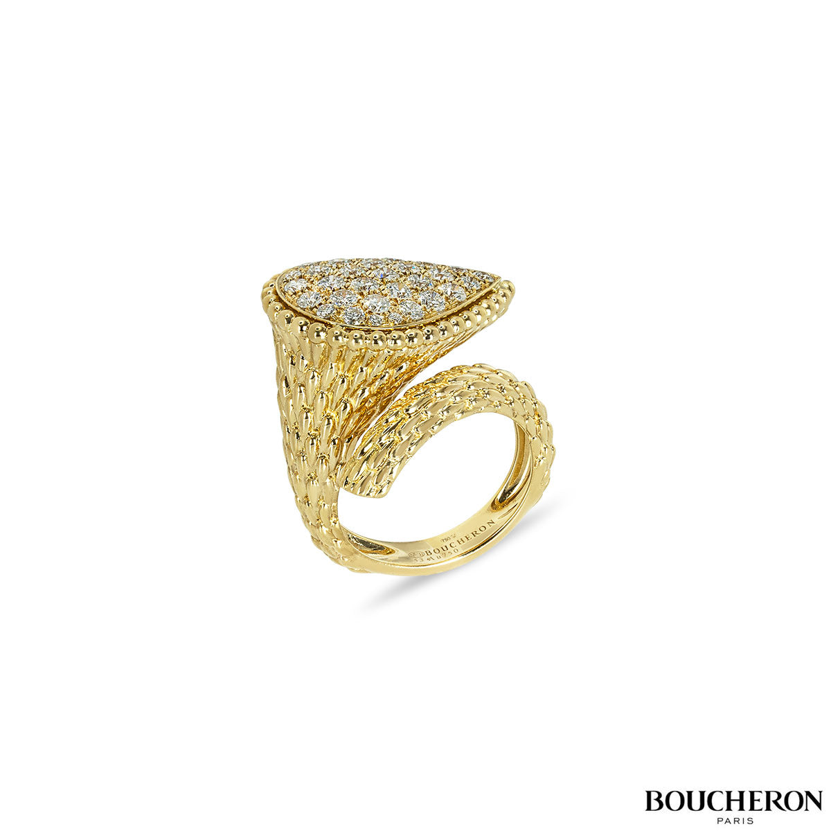 Boucheron Yellow Gold Serpent Boheme Ring JRG01948