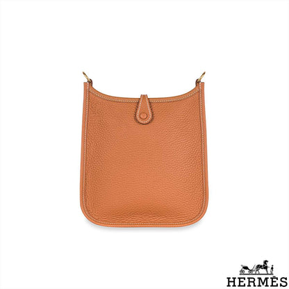 Hermès Mini Evelyne 16CM Gold Amazone Taurillon Clemence Ghw