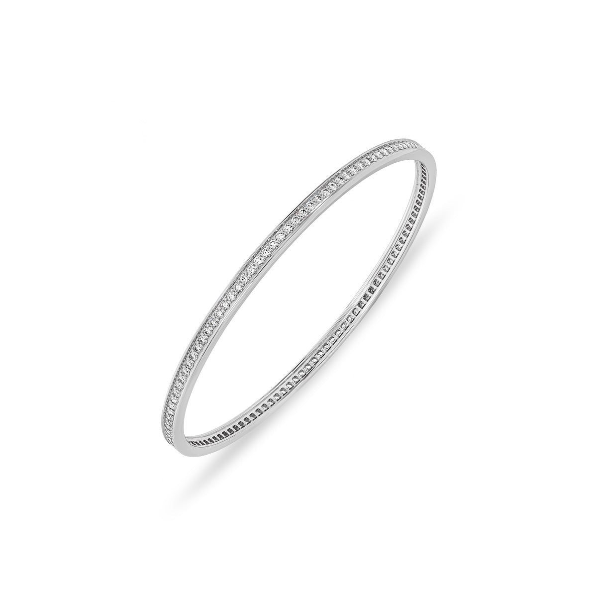 Cartier White Gold Diamond Bangle 2.90CT Tdw