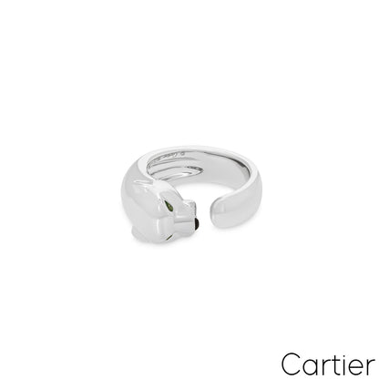 Cartier White Gold Panthere De Cartier Ring B4099500