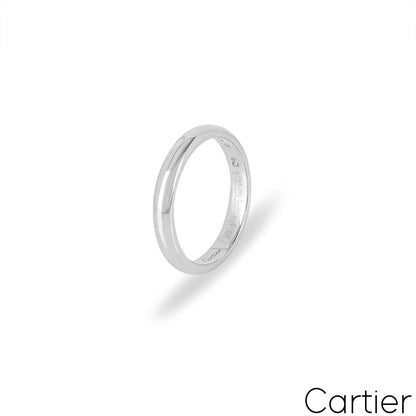 Cartier Platinum 1895 Wedding Ring B4036700