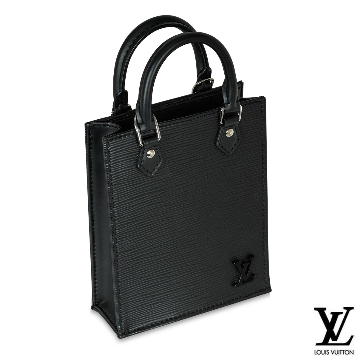 Louis Vuitton Black Epi Leather Petite Sac Plat Bag M69441