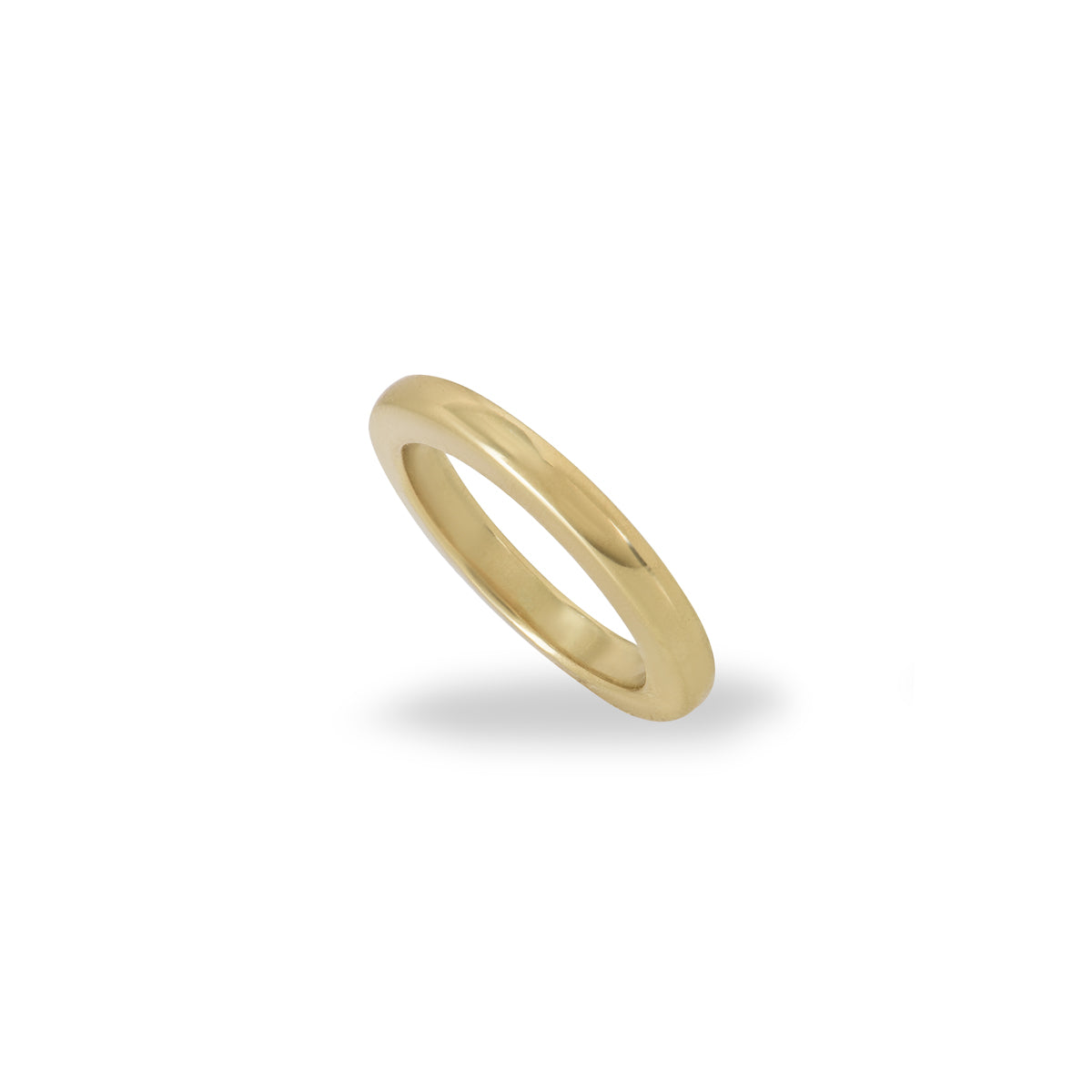 Yellow Gold 2.5MM Court Style Wedding Band