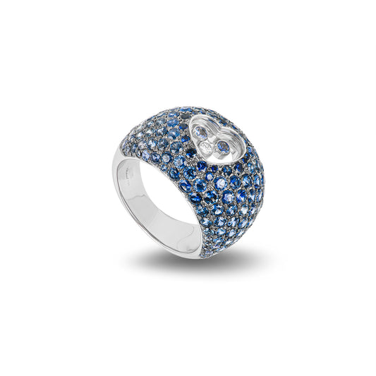 Chopard White Gold Sapphire & Diamond Ring 82/7059-1110