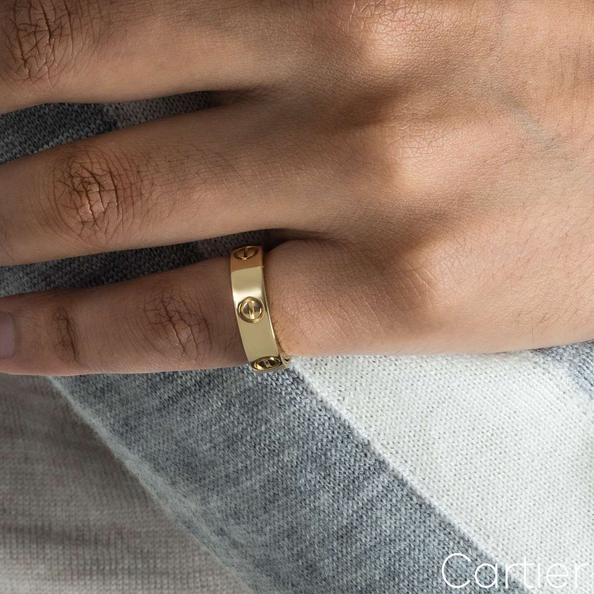 Cartier Yellow Gold Astro Love Ring Size 50