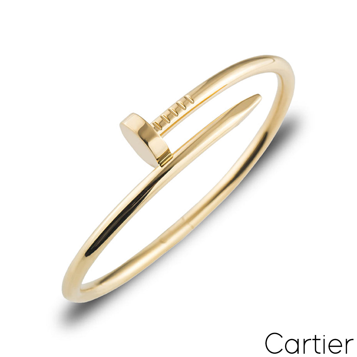 Cartier Yellow Gold Plain Juste Un Clou Bracelet Size 20 B6048220