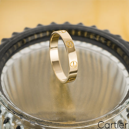 Cartier Yellow Gold Plain Love Wedding Band Size 56 B4085000