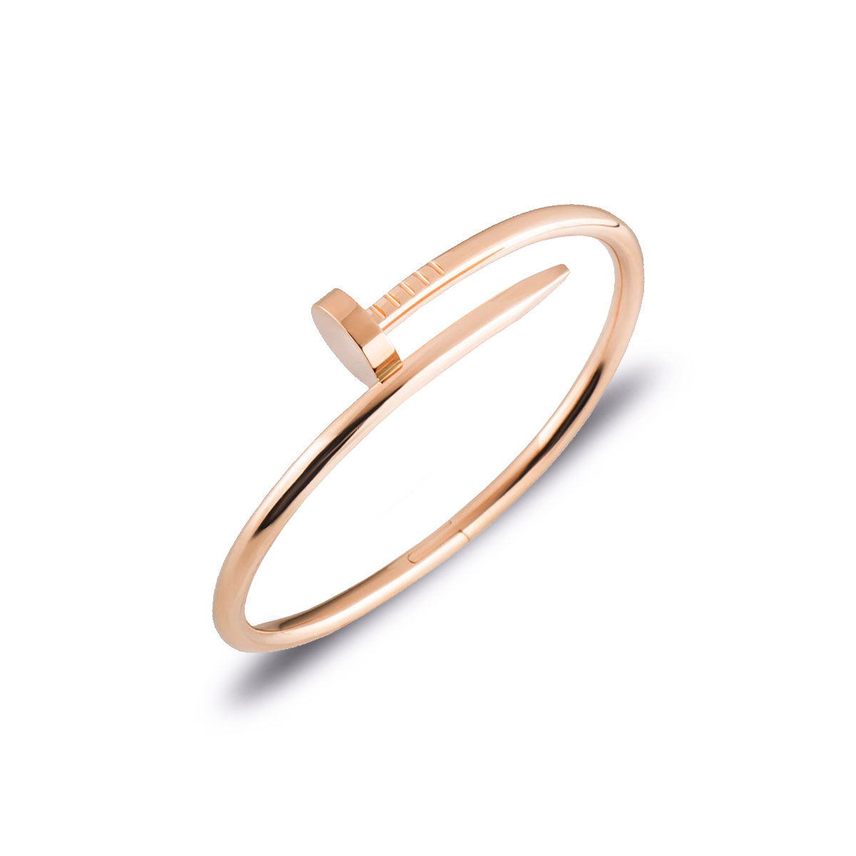 Cartier Rose Gold Plain Juste Un Clou Bracelet Size 20 B6048120