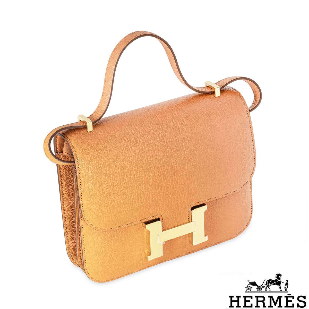 Hermès Constance Mini 18CM Chevre Mysore Potiro Ghw