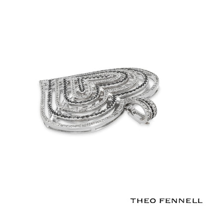 Theo Fennell White Gold Diamond Heart Pendant 2.62CT Tdw