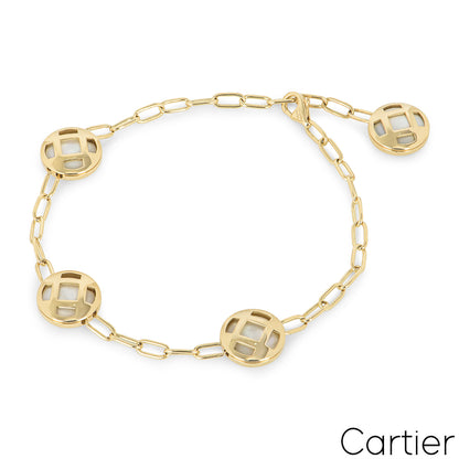 Cartier Yellow Gold Mother Of Pearl Pasha Suite