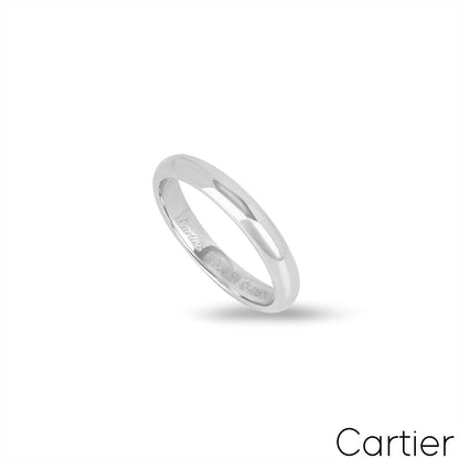 Cartier Platinum 1895 Wedding Ring B4036700