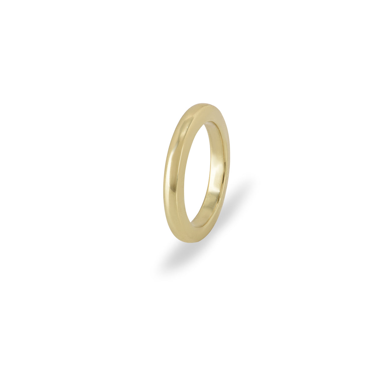 Yellow Gold 2.5MM Court Style Wedding Band