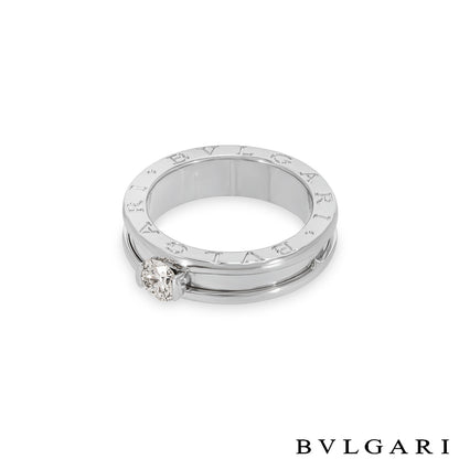 Bvlgari White Gold Diamond B.ZERO1 Ring 0.35CT F/if