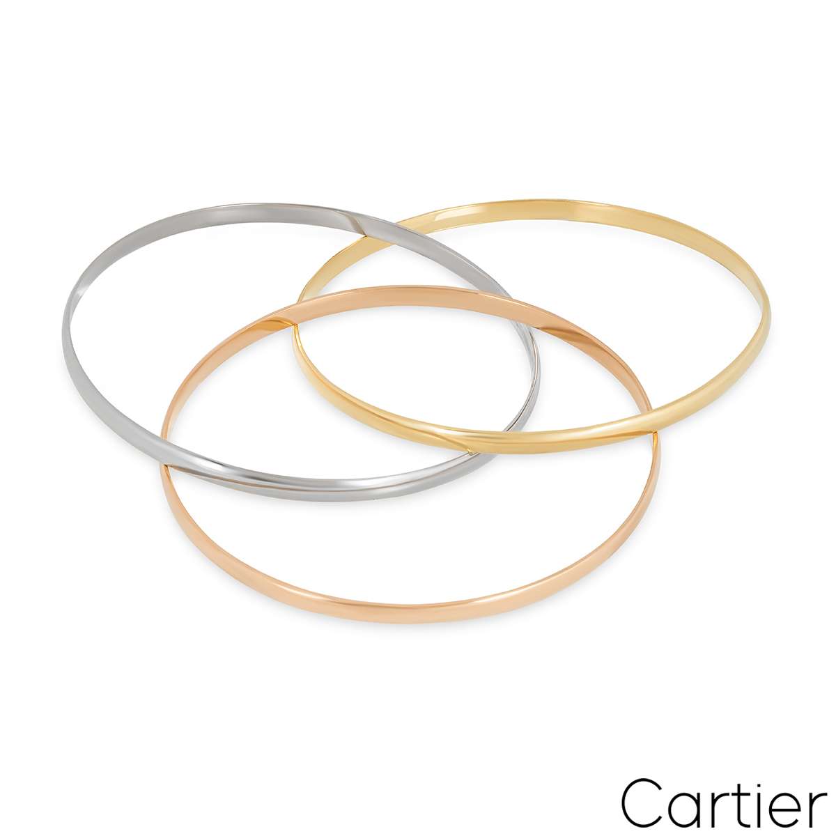 Cartier Tri-Colour Gold Sm Trinity De Cartier Bracelet