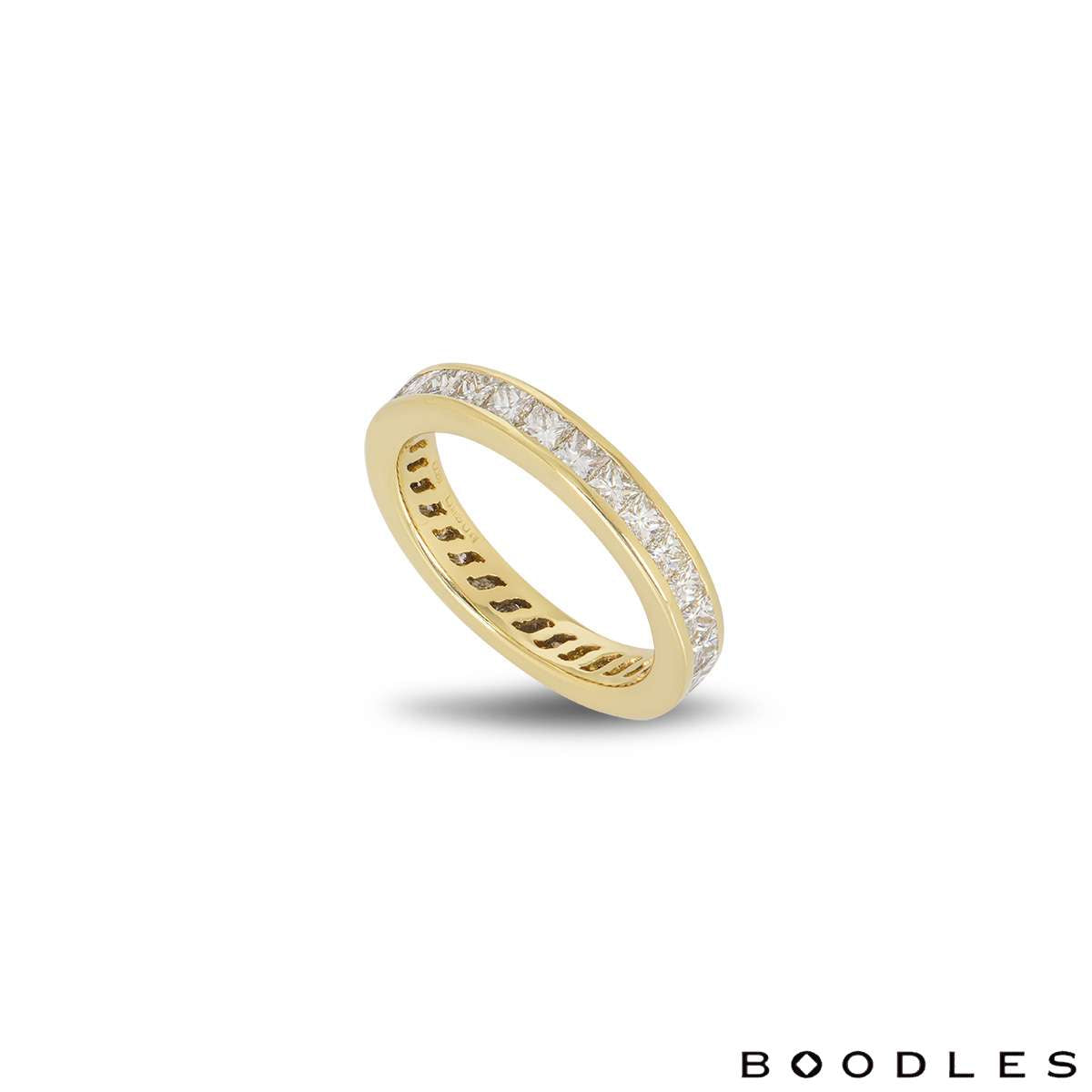 Boodles Yellow Gold Diamond Full Eternity Ring