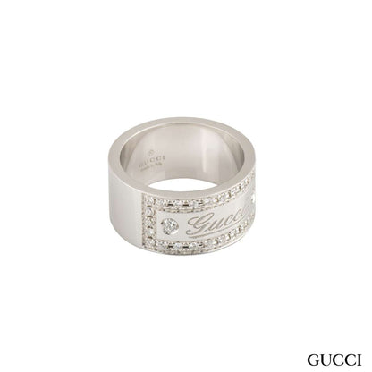 Gucci Diamond Band Ring