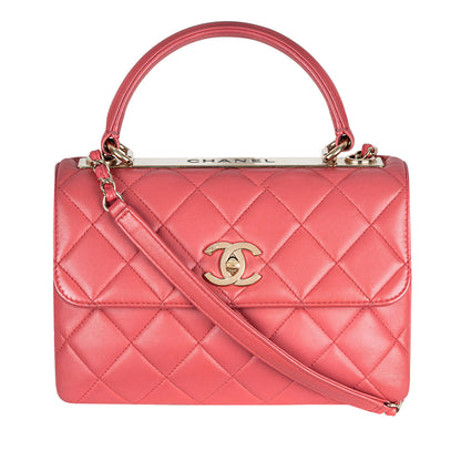 Chanel Small Pink Trendy Cc Flap Bag