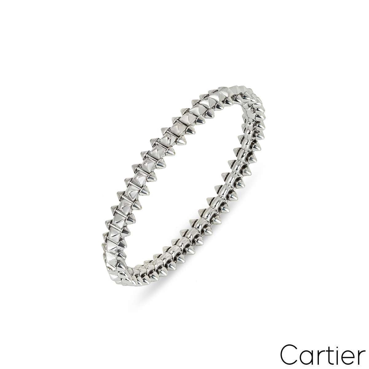 Cartier White Gold Clash De Cartier Bracelet Size 15 B6065715