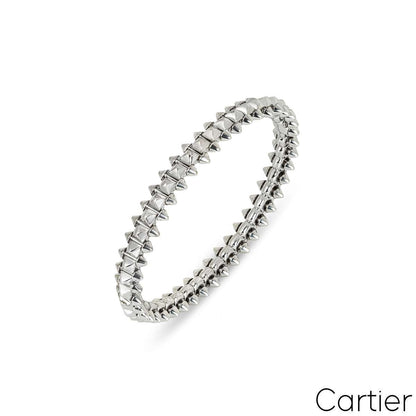 Cartier White Gold Clash De Cartier Bracelet Size 15 B6065715