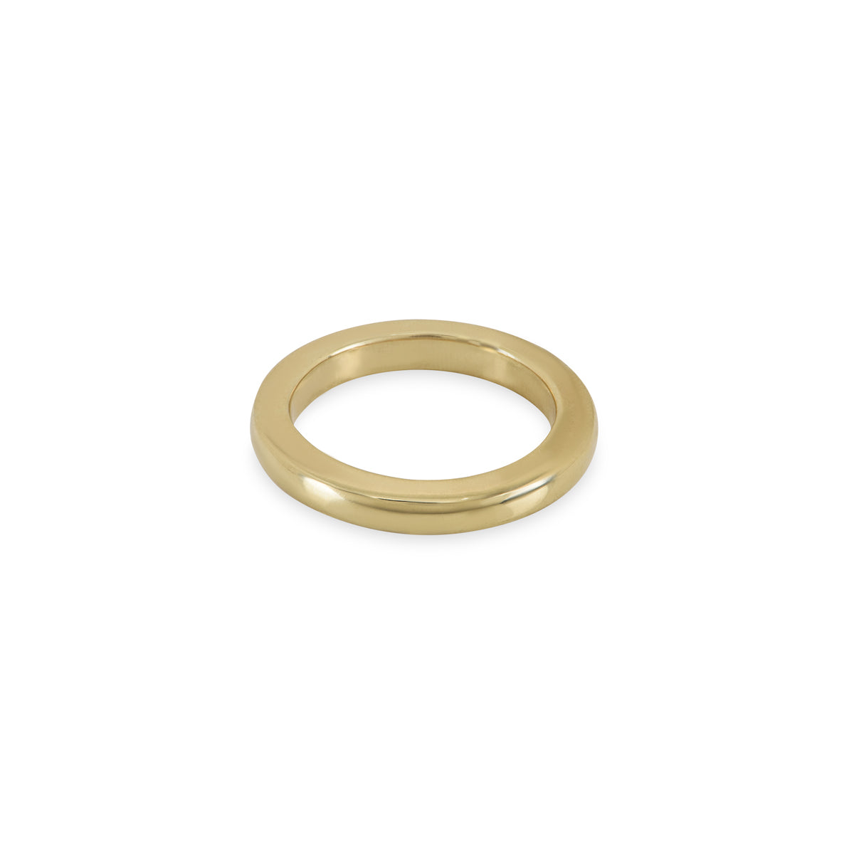 Yellow Gold 2.5MM Court Style Wedding Band