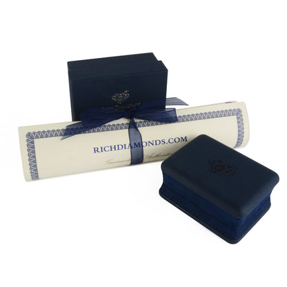 Asprey White Gold Lapis Lazuli & Diamond Cufflinks