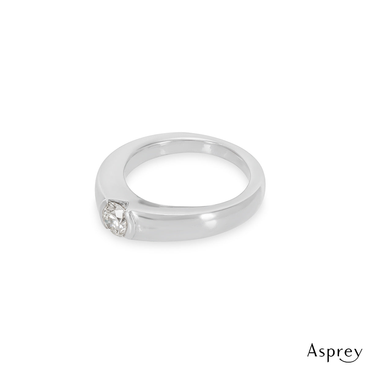 Asprey Platinum Diamond Bridal Set 0.32CT H/VS1