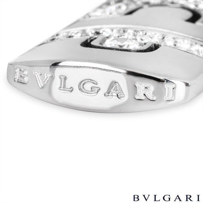 Bvlgari White Gold Diamond Parentesi Necklace