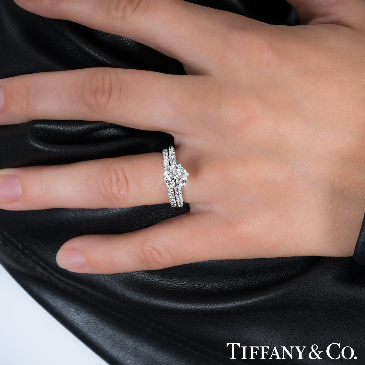 Tiffany & Co. Platinum Diamond Bridal Set 1.60CT F/VVS2 Xxx