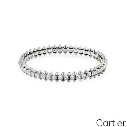 Cartier White Gold Clash De Cartier Bracelet Size 15 B6065715