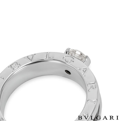 Bvlgari White Gold Diamond B.ZERO1 Ring 0.35CT F/if