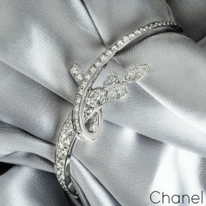 Chanel White Gold Coco Avant Diamond Zina Bracelet 6.04ct TDW