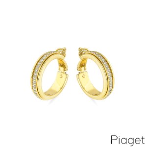 Piaget Possession Diamond Hoop Earrings G38P0300