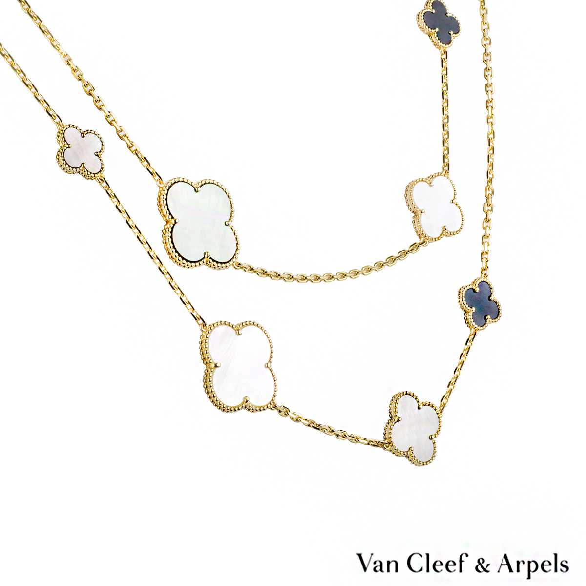 Yellow gold necklace Van Cleef & Arpels Multicolour in Yellow gold -  11623547