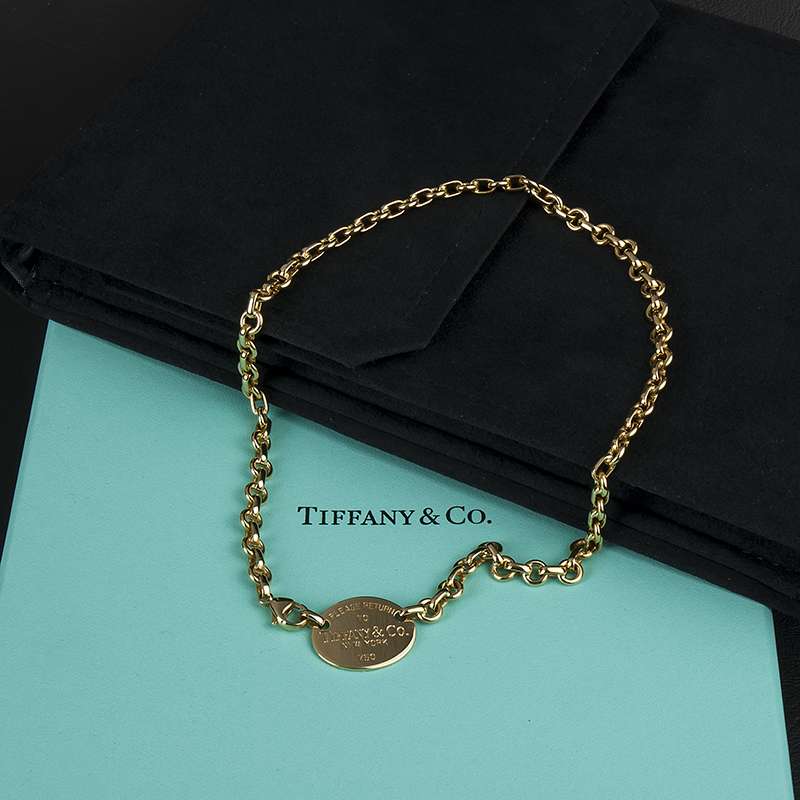 Tiffany & Co. 18ct Yellow Gold Return to Tiffany Necklace | Rich Diamonds
