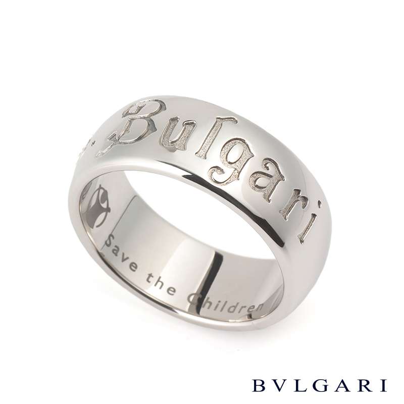 bvlgari silver rings uk