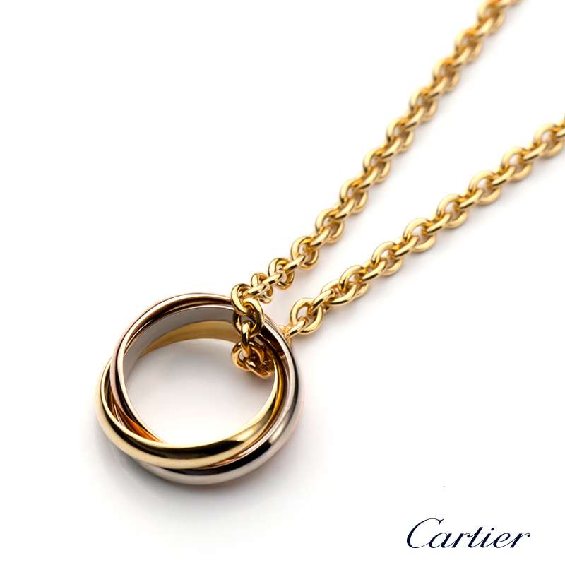 pre owned cartier trinity necklace