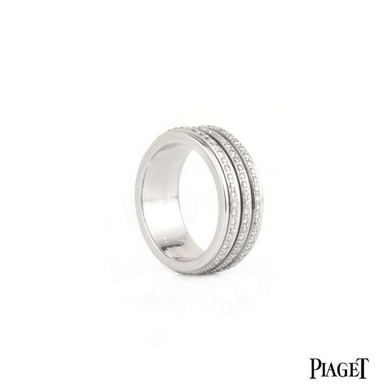 Piaget Ladies White Gold Possession Wedding Ring, Size 56 G34PR656