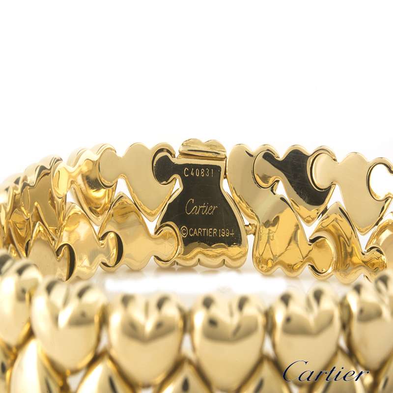 Cartier 18k Yellow Gold Heart Link 